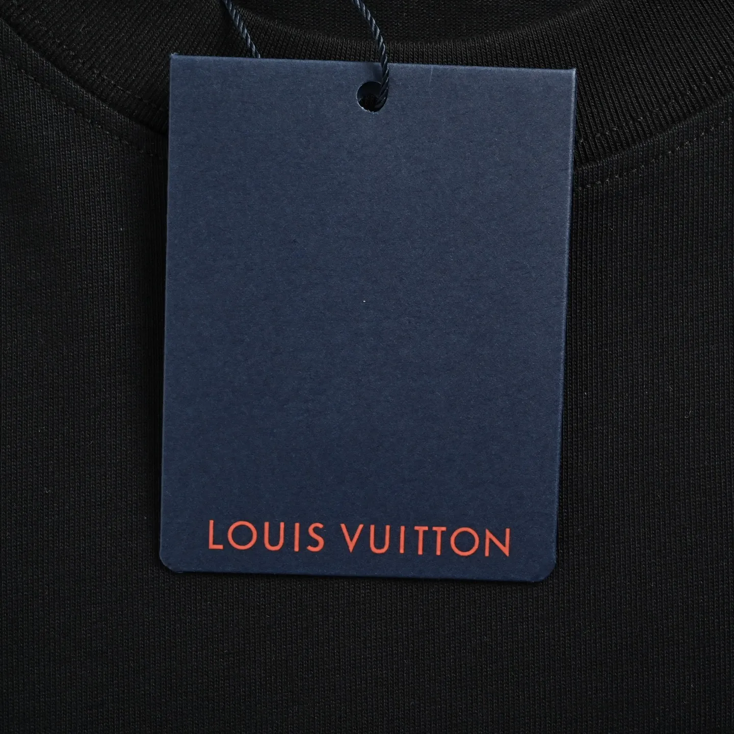 Louis Vuitton/Louis Vuitton blue graffiti LV printed short sleeves